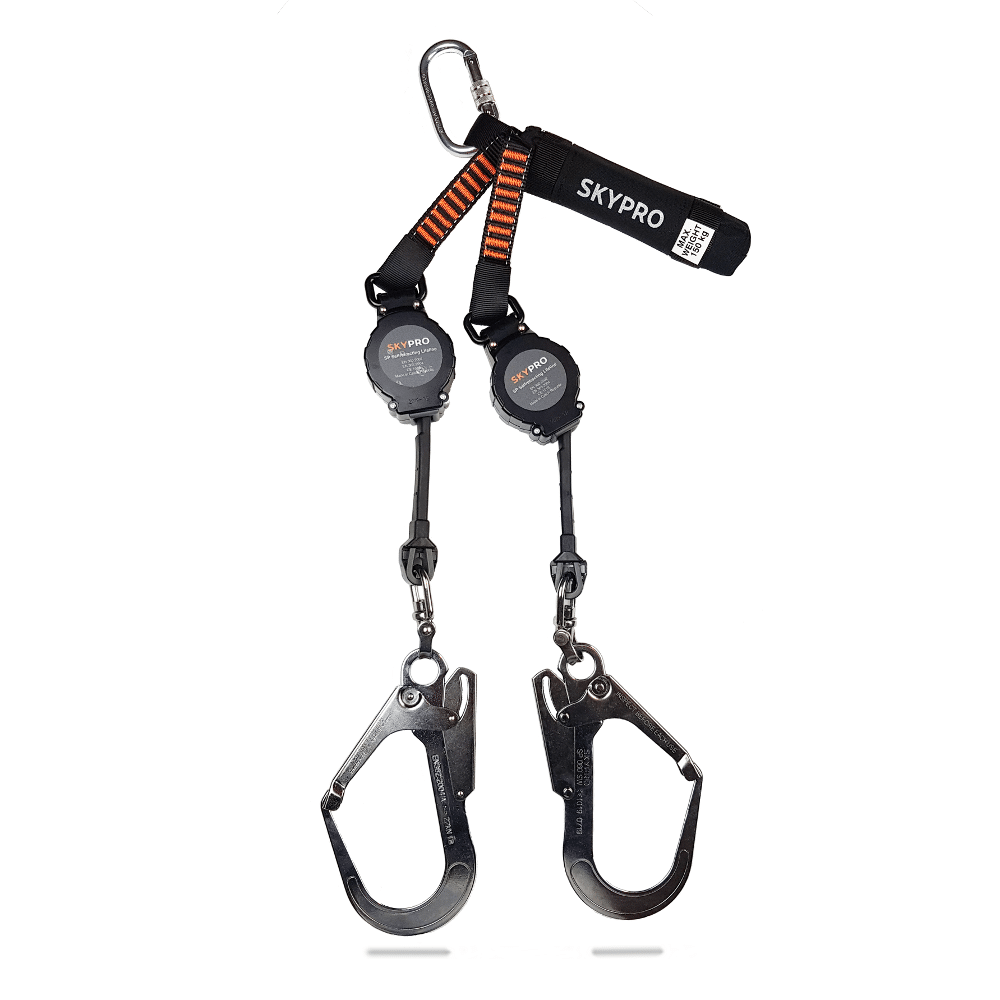 Höhensicherungsgerät mit Y-Bandfalldämpfer 150 kg